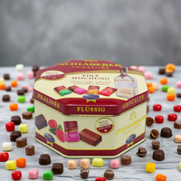Boîte octogonale durable en fer blanc de qualité alimentaire, vente en gros, usine, boîte de rangement métallique pour chocolat, biscuits, bonbons, papeterie, emballage