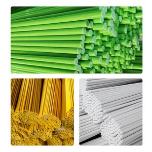 उच्च शक्ति कृषि फाइबर ग्लास रॉड मच्छर शुद्ध तम्बू बहु-विनिर्देश पल्ट्रूज़न तकनीक टमाटर दांव काटने की तकनीक - Product Image 4