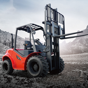 Nueva carretilla elevadora china para terrenos difíciles 4wd 3,5 toneladas al aire libre todoterreno carretilla elevadora para terrenos difíciles con motor EPA carretillas elevadoras diésel - Product Image 1
