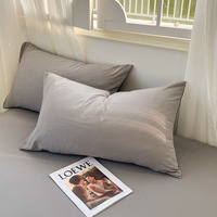 Lot de 2 taies d'oreiller en microfibre douce double brossée, sans plis, résistantes à la décoloration, respectueuses de la peau, pour la maison et l'hôtel
