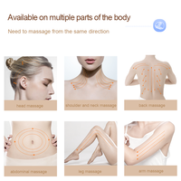 Masseur de tête à micro-courant EMS, brosse de massage des méridiens, instrument de raclage