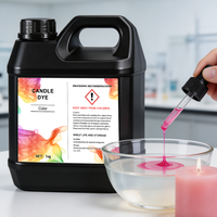 Colorant liquide pour bougies, 1 kg, soluble dans l'huile, aromathérapie, sûr, naturel, haute concentration, dispersion, cire de soja, cire d'abeille, fournitures pour la fabrication de bougies