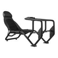 Cockpit de simulateur de course LRS14-BS01 avec siège F1 GT et support de volant, compatible PC, Xbox, Logitech G29, G920