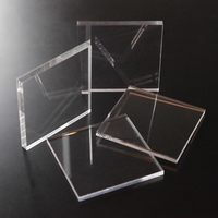 Plaque en acrylique transparente haute transparence PMMA, panneau en plastique robuste découpé CNC, clair comme du cristal