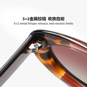 Fabricants de lunettes de soleil Nouvelles lunettes de soleil en acétate œil-de-chat UV400 polarisées pour lunettes de soleil tendance rétro monture intégrale bloquant la lumière bleue - Product Image 4