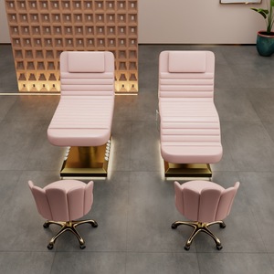 Cama de Belleza Eléctrica Plegable Moderna 2025 para Uso en Hospitales y Hoteles, Cama de Masaje Ajustable en Altura para Salón y Spa, 2 Motores, Sintética - Product Image 2