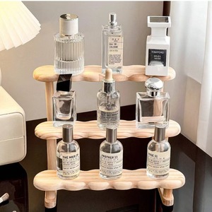 Support à parfums en bois DIY, rangement de cosmétiques pour la <span class=keywords><strong>maison</strong></span>, <span class=keywords><strong>décoration</strong></span> de table de maquillage de style chinois, livraison transfrontalière - Product Image 4
