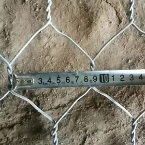Sıcak daldırma galvanizli 2m x 1m x 1m taş Gabion kafes kutusu Gabion bariyer galvanizli Gabion duvar imalatı