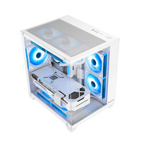 PC Accessories Desktop Gaming Computer Mid Towers with 360mm Water Cooling Supports Gaming Cases & Cabinets