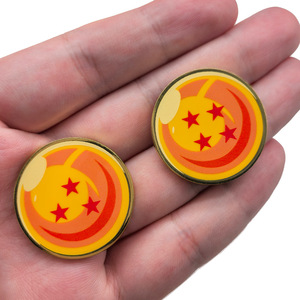 Broche de imitación esmalte de 3CM, pin de anime, insignia DBZ <span class=keywords><strong>Dragon</strong></span> <span class=keywords><strong>Shenron</strong></span> 1-7 estrellas, artículos de papelería, joyería, decoración, artesanía de aleación - Product Image 4