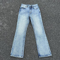 Jean pour homme à fermeture auto-agrippante, robuste, coupe ample, pour vêtements de travail, fournisseur industriel