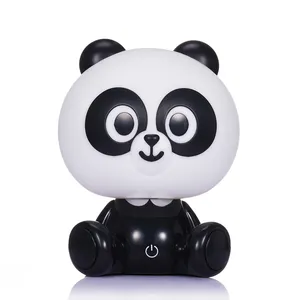 Creative Fashion Birthday Gift Led Smart Touch Desk Lamp Cute Cartoon Desk Lamp Panda Shape Eye Protection Night Light