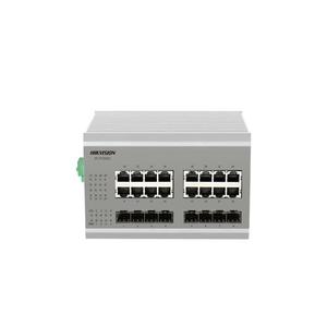 Hikvision DS-3T2524(C) Switch Ethernet Gigabit Administrado Industrial de Capa 2, 16*10/100/1000Base-T + 8*1000Base-X SFP, IP40 - Product Image 1