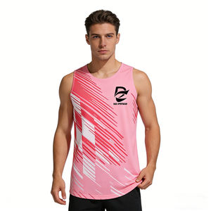 Chaleco Deportivo Personalizado Ligero, Transpirable y de Secado Rápido, con Estampado de Poliéster, para Entrenamiento, Maratón, Unisex, Sin Mangas - Product Image 3
