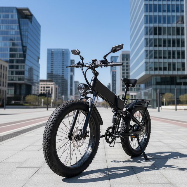 48V 15Ah 1000W Rear Hub Motor Electric Folding Bike Hydraulic Disc Brake Ebike Aluminum Alloy Frame Electric Bike