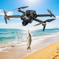AE60 Drone de pêche RC pas cher avec caméra 4K, fonction de largage à distance en un clic, livraison surprise d'alliances, largage d'appâts, 50 minutes de vol