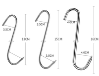 Stockage réfrigéré 10 mm d'épaisseur en acier inoxydable double abattage garde-robe stockage crochet à viande