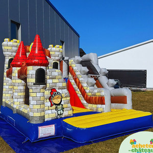 Château gonflable avec toboggan pour fêtes et événements - Location de châteaux gonflables - Product Image 4