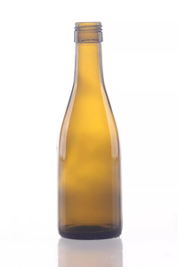 Vente en gros de champagne à cacheter bordeaux bouteille en verre étincelante lourde de silex ambré vert antique mousseux pour le vin - Product Image 5