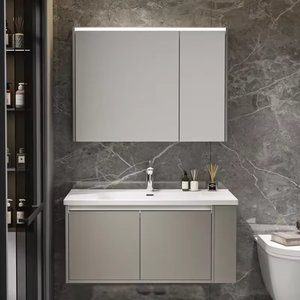 <span class=keywords><strong>Armoire</strong></span> à <span class=keywords><strong>pharmacie</strong></span> de salle de bain <span class=keywords><strong>antique</strong></span> française multifonctionnelle avec miroir Meuble de salle de bain flottant sur mesure - Product Image 1