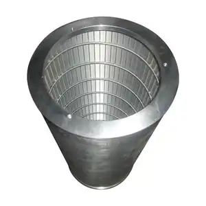 Entwässerung edelstahl-trommel-filter Johnson-Pippe-Filter wasserbrunnen biegen-Keil-Drahtfilter drücken