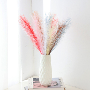Duo Fu chine fournisseur mondial décoration <span class=keywords><strong>de</strong></span> mariage maison <span class=keywords><strong>fausse</strong></span> fleur artificielle vente en gros couleur <span class=keywords><strong>pampa</strong></span> roseaux fleur <span class=keywords><strong>herbe</strong></span> - Product Image 6