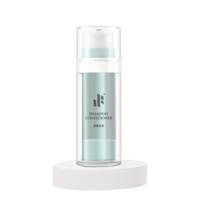 Botella sin aire de doble capa de 30ml y 50ml, botellas cosméticas recargables de resorte TPE de plástico ecológico, botella de crema para mascotas PP sin mí - Product Image 2