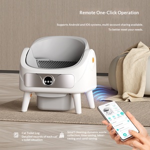 Bac à litière intelligent pour chat, entièrement automatique, infrarouge, anti-pincement, à vide automatique, en PP épais, extra large, facile à nettoyer, pour animaux <span class=keywords><strong>de</strong></span> compagnie - Product Image 3