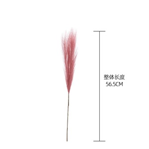 Mini ramo de Pampas artificiales blancas, hierba Artificial para decoración de boda, venta al por mayor - Product Image 4
