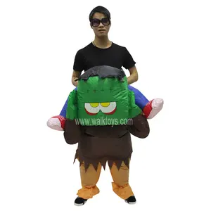 Disfraz de doctor monster inflable para adultos, disfraz de Halloween de tamaño libre de alta calidad