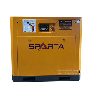 <span class=keywords><strong>SPARTA</strong></span> 7.5kw Compresor de aire de tornillo de velocidad fija 10Hp Compresor de aire lubricado con aceite industrial - Product Image 1