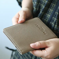 Porte-passeport en cuir véritable pour femme, porte-billets d'avion et porte-cartes d'identité, mode haut de gamme, antivol, en cuir de vachette Encifang
