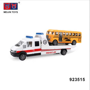 Best Gift Diecast Pull Back Bus <strong>Toy</strong> Car <strong>Trailer</strong> for Children - Product Image 3