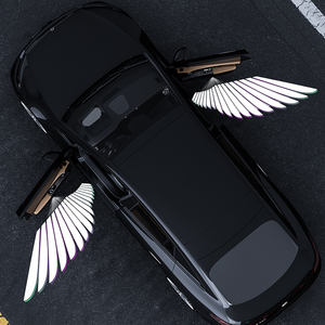 Projecteur d'ombres fantômes sans fil pour porte de voiture Lampe de bienvenue pour porte de voiture Lumière de <span class=keywords><strong>logo</strong></span> LED pour toutes les voitures - Product Image 2