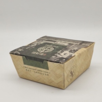 Scatola di Carta Usa e Getta per Alimenti con Logo Personalizzato, Confezione in Carta per Cibo da Asporto