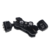 Bras magique FEICHAO, rotation à 360°, adaptateur à double rotule de 20 mm avec vis 1/4 3/8 /Arri pour cage de caméra DSLR, extension de moniteur
