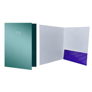 Túi hồ sơ hai ngăn tùy chỉnh, đựng danh thiếp, màu đen lịch lãm, bề mặt ngoài bóng mượt, dùng để đựng hồ sơ công việc. - Product Image 2