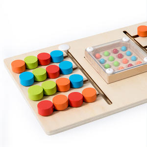 Juego de Mesa de Rompecabezas Deslizante de Madera para Dos Jugadores, Diseño Amigable y Seguro, Juguete Educativo Perfecto para Niños y Niñas - Product Image 6