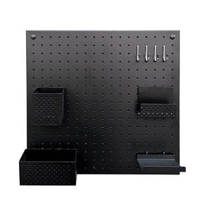 Organisateur de bureau mural avec panneau perforé et accessoires pour table et bureau - Product Image 4