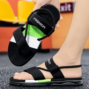 Sandales d'été classiques confortables et colorées pour hommes, double usage, pour la plage - Product Image 4