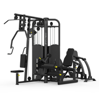 Ensemble d'équipements de musculation professionnel tout-en-un : Machine Smith, Crossover à câbles et Station multifonctionnelle