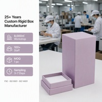 Boîte cadeau rigide personnalisée pour cosmétiques et soins de la peau, avec couvercle et base en deux parties et plateau à deux niveaux, vente en gros directe d'usine