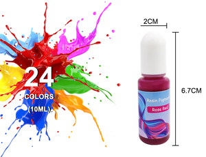 Colorant, 24 couleurs, liquide pour l'artisanat artistique, Pigment pour résine époxy - Product Image 3