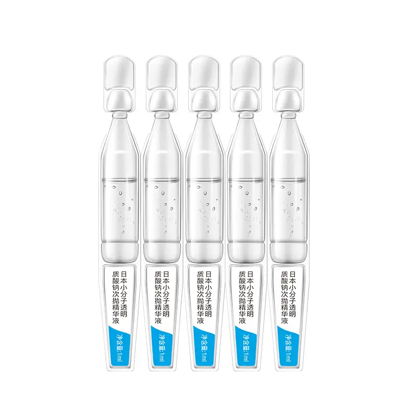 Nhãn hiệu riêng thâm nhập sâu nhỏ phân tử Axit Hyaluronic Ampoule huyết thanh dùng một lần Axit Hyaluronic tinh khiết bản chất