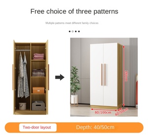 สีขาวเสร็จ Armoire <span class=keywords><strong>ไม้</strong></span>ตู้เสื้อผ้า<span class=keywords><strong>ตู้</strong></span>เก็บของชั้นวาง<span class=keywords><strong>ตู้</strong></span>เสื้อผ้าจัดตู้เสื้อผ้าขนาดใหญ่ - Product Image 3