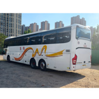 Autocar 56 places pour transport de passagers longue distance en Afrique, conduite à droite, double essieu, fabriqué en Chine