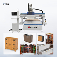 Máquina de Tallado y Fresado de Madera de Alta Calidad HSR con Carga y Descarga Automática, Máquina Router CNC con ATC