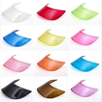 Casquette Visière PVC Personnalisée Anti-UV avec Logo, Chapeau de Plage Pare-Soleil pour Femmes et Hommes, Promotion Publicitaire, Casquette d'Équipe Touristique