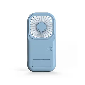 Перезаряжаемый портативный вентилятор с usb Карманный Настольный вентилятор с держателем для телефона