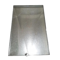 Bac de récupération d'eau en acier galvanisé sur mesure, rectangulaire, anti-corrosion, design graphique moderne pour équipement de climatisation commercial